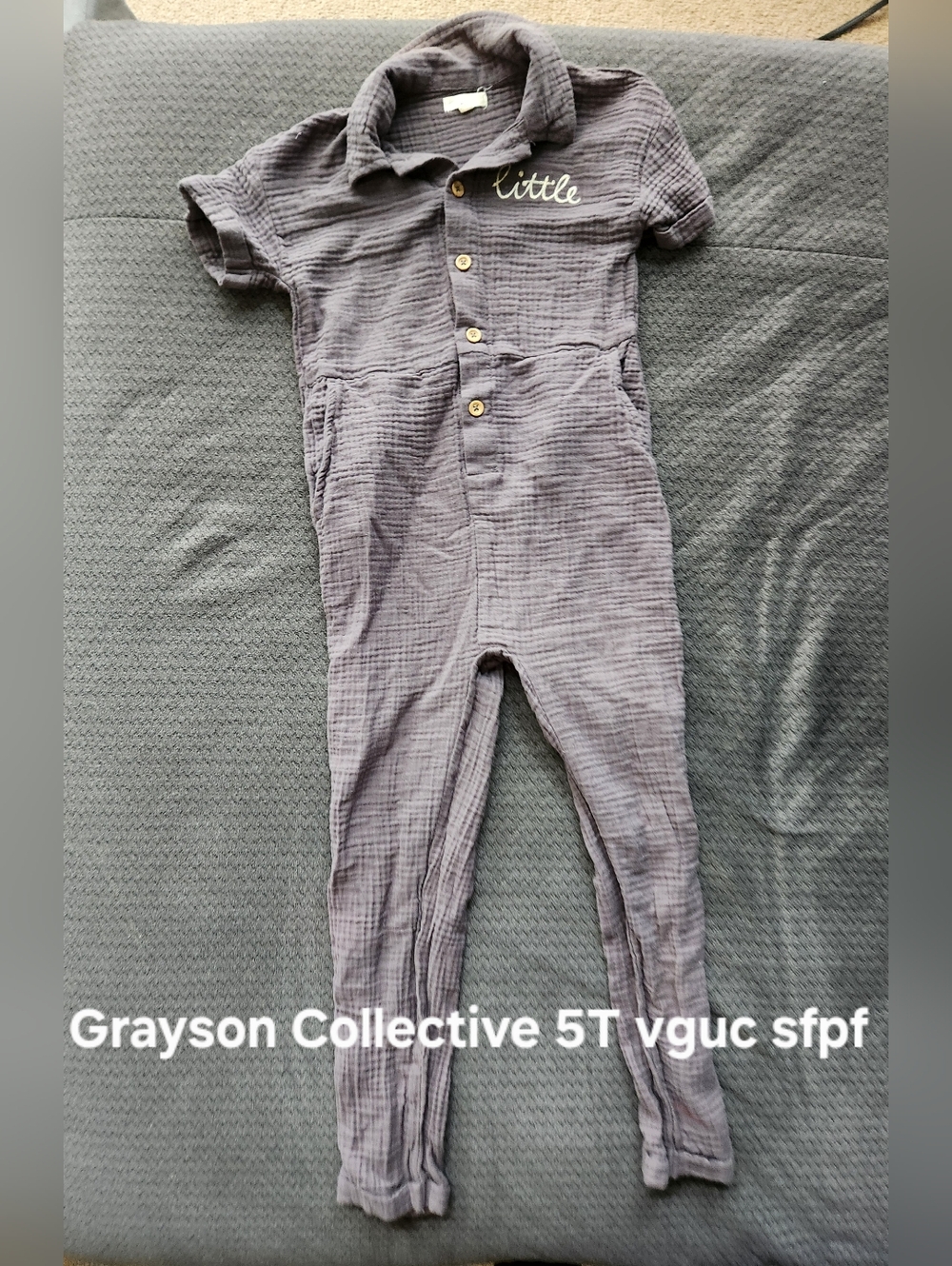 Grayson Collective Jumpsuit - Gray - Kids